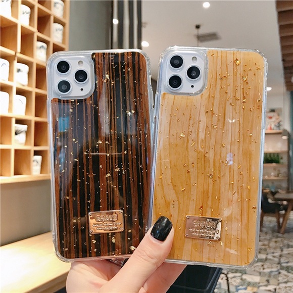 2/$15 iPhone 11 Pro Max Case Glitter Wood Grain - Picture 4 of 11